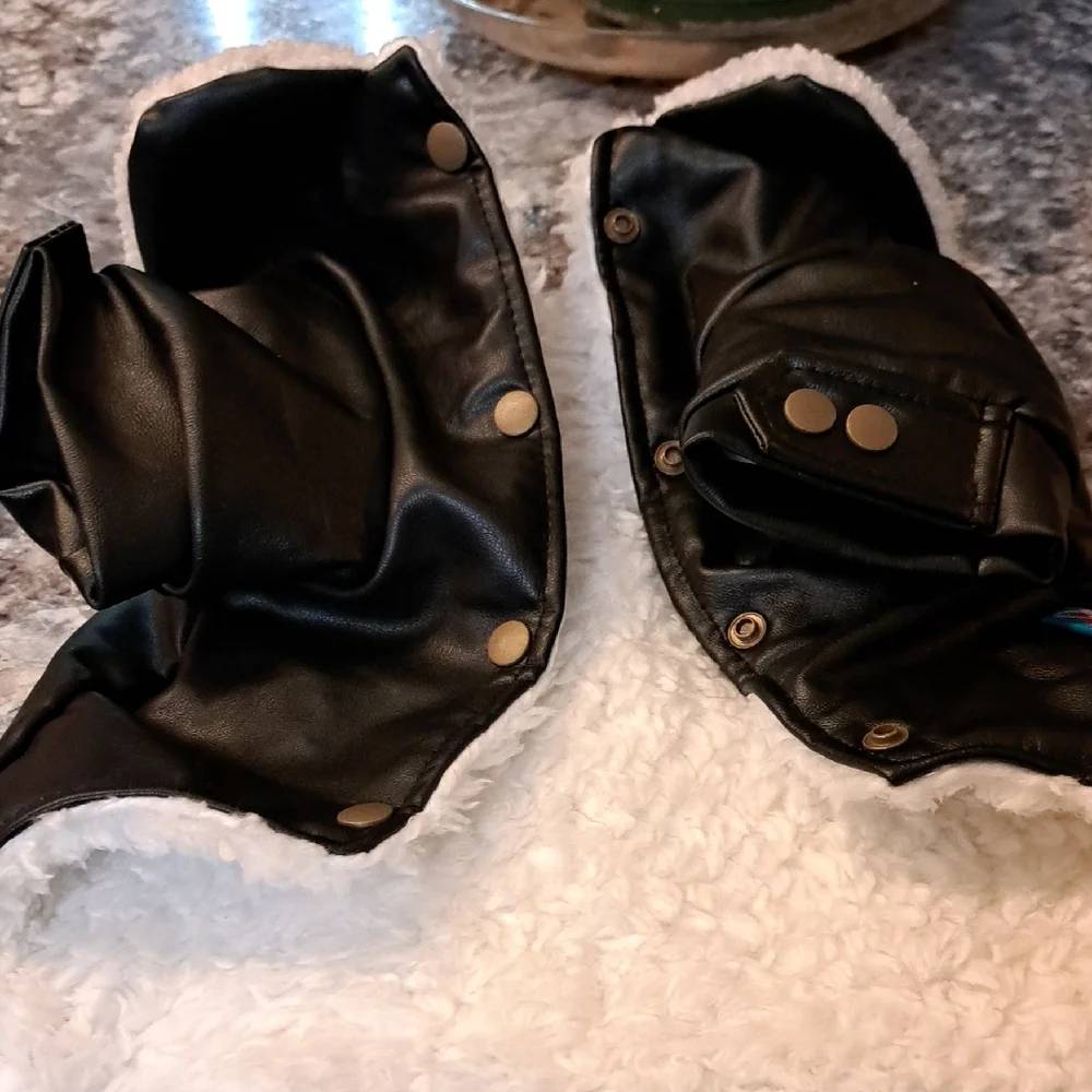 Nwt Black Dog Winter Coat with White Lining